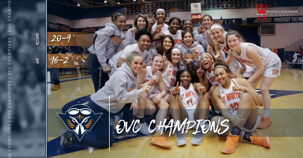 ETHAN_RECLAIM's tweet photo. WBB: Congrats to your 2019-20 OVC Champions @UTMartinWBB! https://t.co/hvaKECI2jA