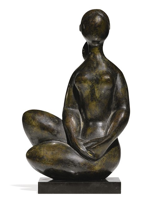 Femme Assise, Mains Croisées gallartmiami.com/product/femme-…
