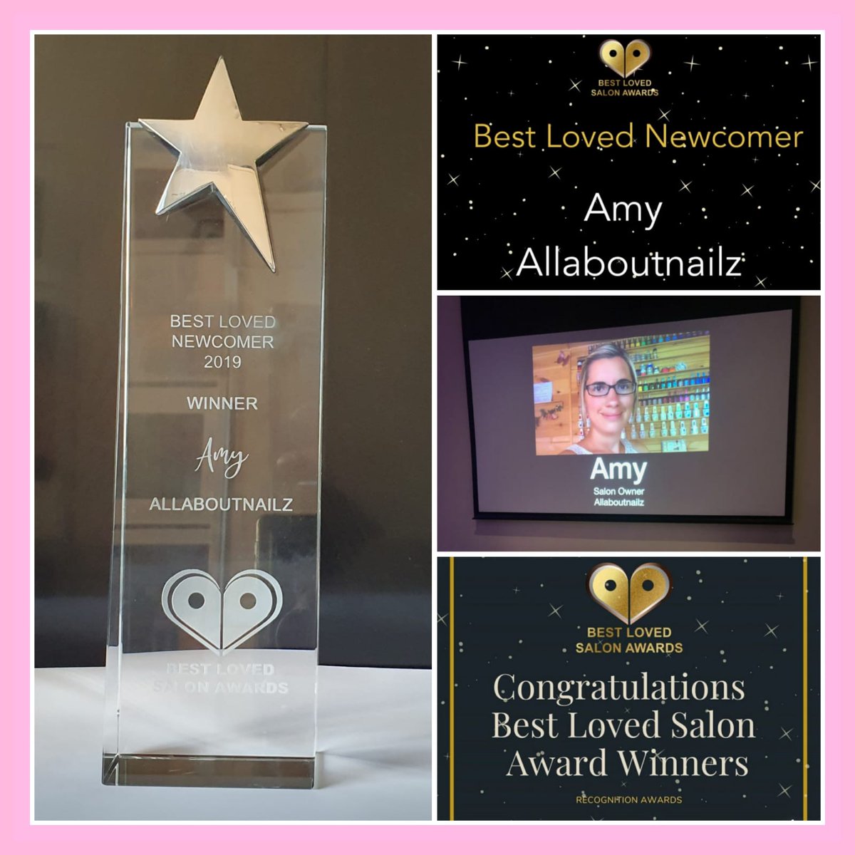 Great start to the year for the salon.  Winning the Best newcomer of the year award from <a href="/locateyourlook/">Locate Your Look</a> at the Best loved salon awards.  Come see why for yourself and follow <a href="/allaboutnailzuk/">Allaboutnailz</a>.