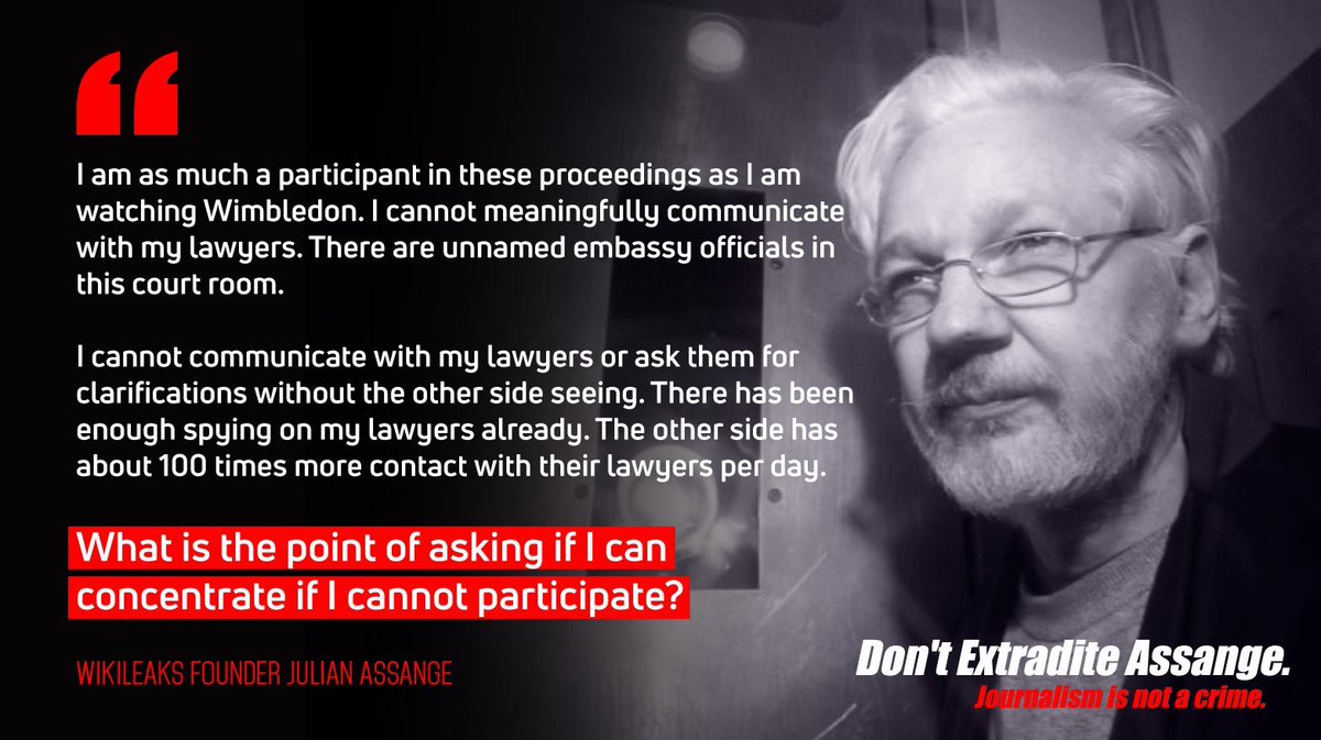 <a href="/TulipSiddiq/">Tulip Siddiq</a> <a href="/jolly_angelina/">jolly_angelina</a> Meanwhile, another innocent hostage is in Belmarsh UK being tortured to death courtesy of the <a href="/10DowningStreet/">UK Prime Minister</a> regime. 

#freeAssange
#tortured 
#showtrial