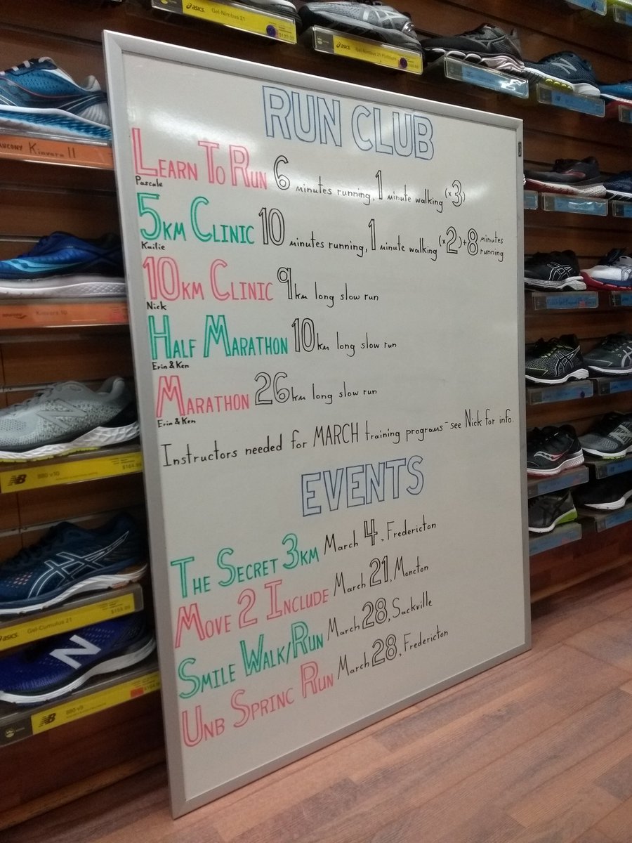 First Run Club of March, tomorrow at 8:30am - see you then!