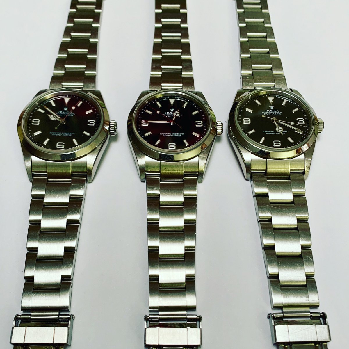 ReferenceTime's tweet photo. The perfect trio.....
.
.
.
#Rolex #RolexWatch #rolexdaytona #rolexchronograph #14270 #114270 #ceramicdaytona #daytonaceramic #rolexceramic #rolexcollector #rolexfam #watchfam #horology #wristwatch #vintagerolex #vintagerolexdaytona #rolexforum #rolexforums #vintagerolex https://t.co/bDe1v0Z31k