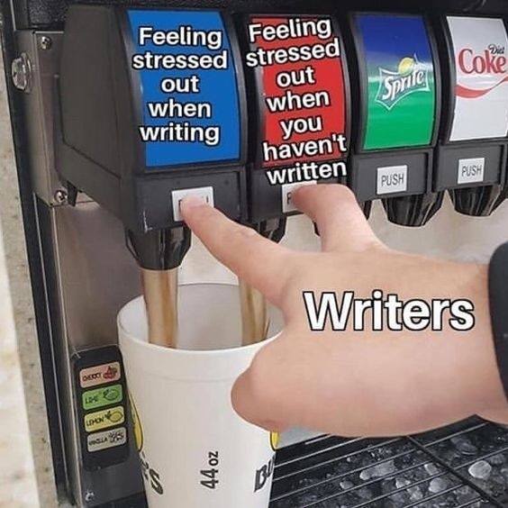 TheSeatedView's tweet photo. This explains A LOT about my stress at the moment. OK, always. #amwriting #ReallyIAm https://t.co/xaqgF8C7gP