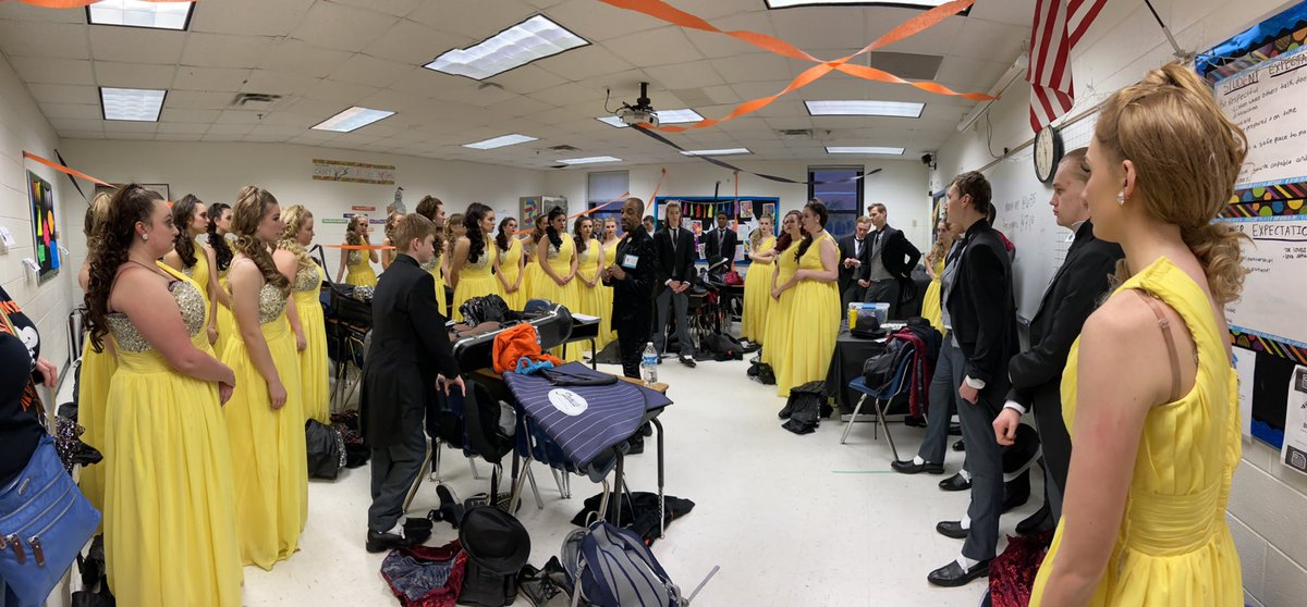 Mr. Dean prepping and giving a pep talk to Resonance at Thomas Dale CCI 2020 <a href="/GoTDKnights/">Thomas Dale HS</a>