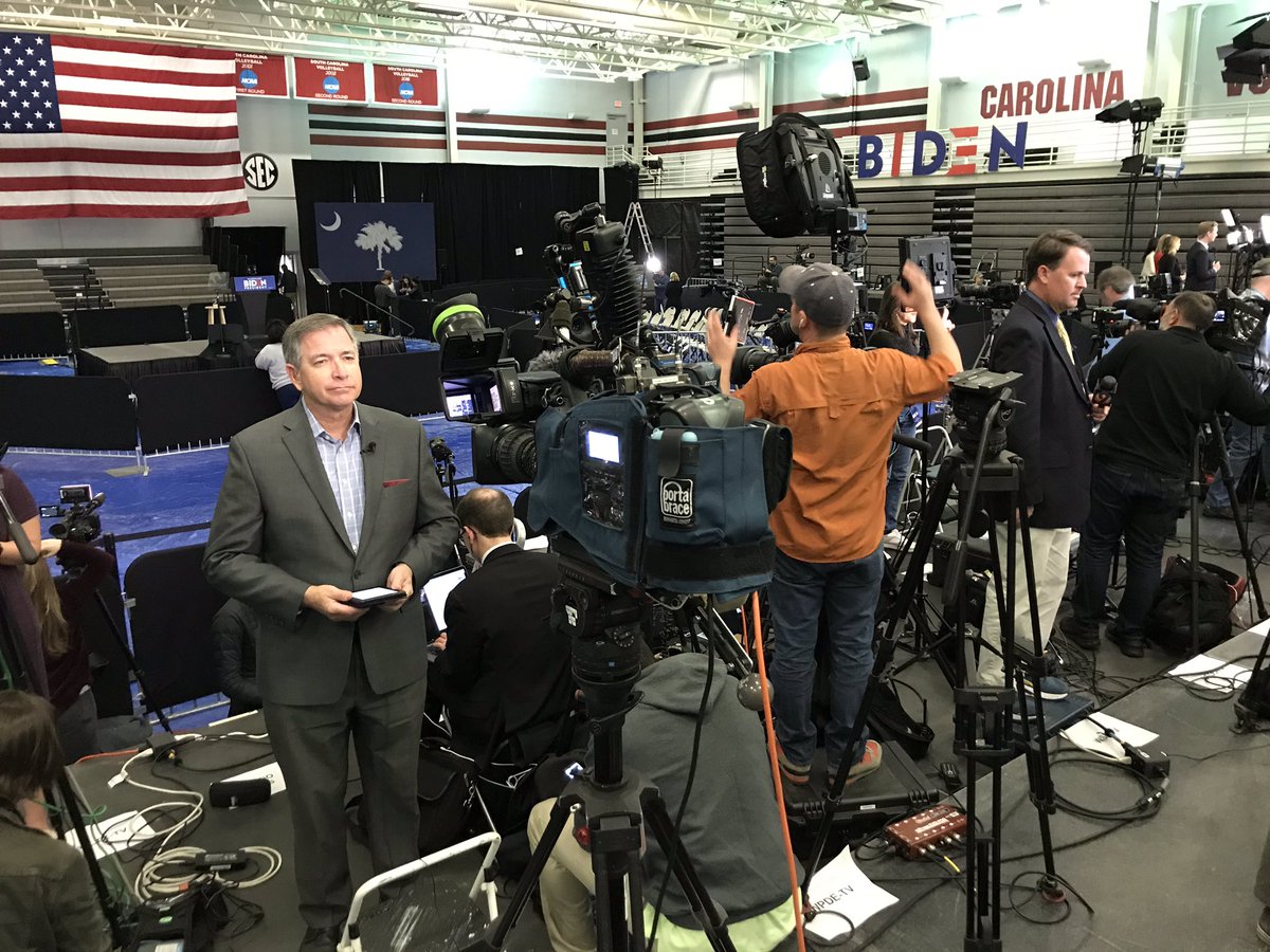 Joe Biden event in Columbia, South Carolina. Joe should be here around 8pm.