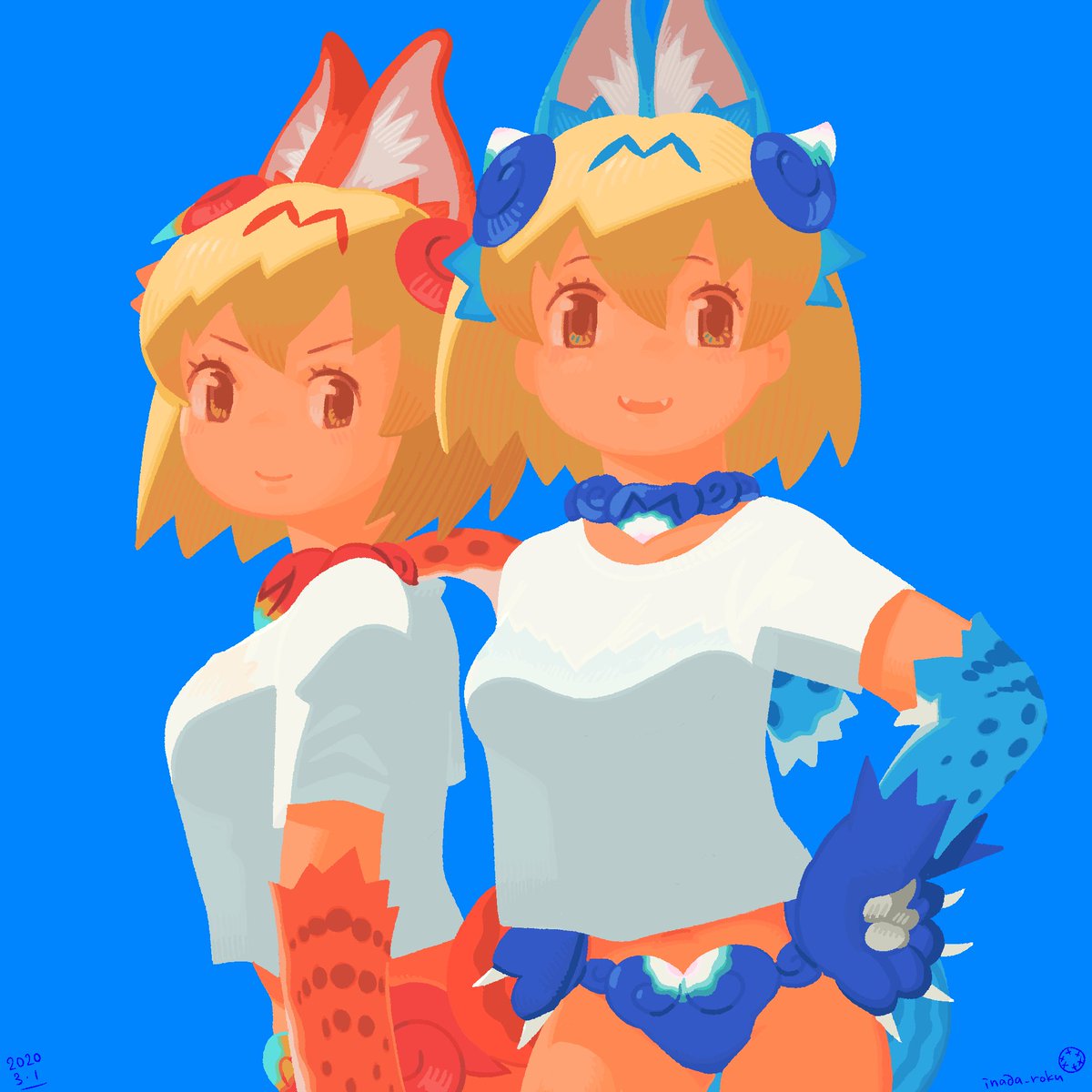 けものフレンズ にふぇーでーびるシーサーバル けものフレンズ いなだのイラスト