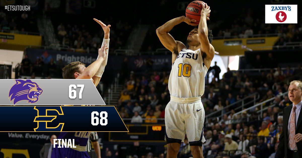 ETSU_MBB's tweet photo. BUCS WIN!!! Patrick Good doing what he does best, knocking down seven threes in the second half, scoring 24 of his 26 in the second half.

Your Bucs are the 2020 REGULAR SEASON CHAMPIONS!!

#ETSUTough https://t.co/9wC7ua1g74