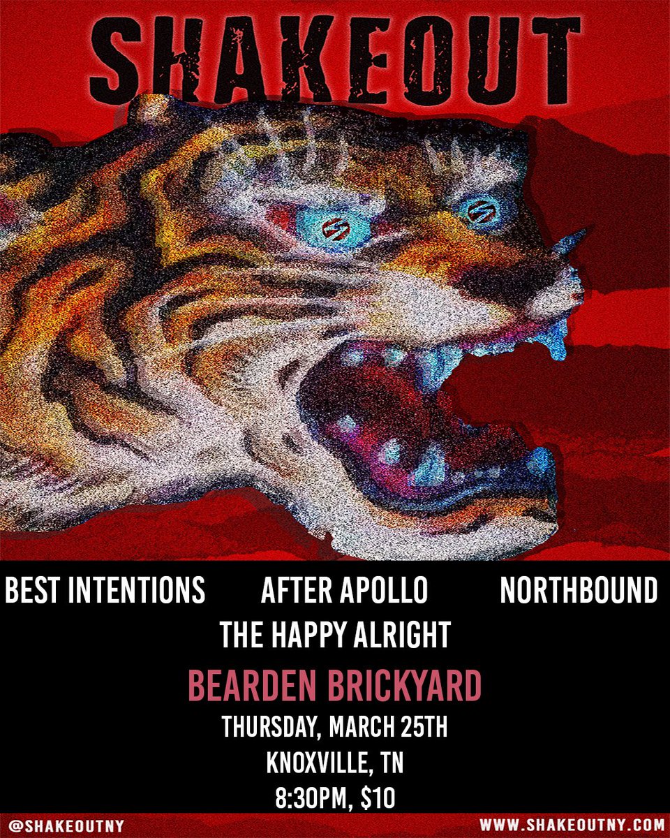 A lil rager for our first time in Knoxville. Let’s go.