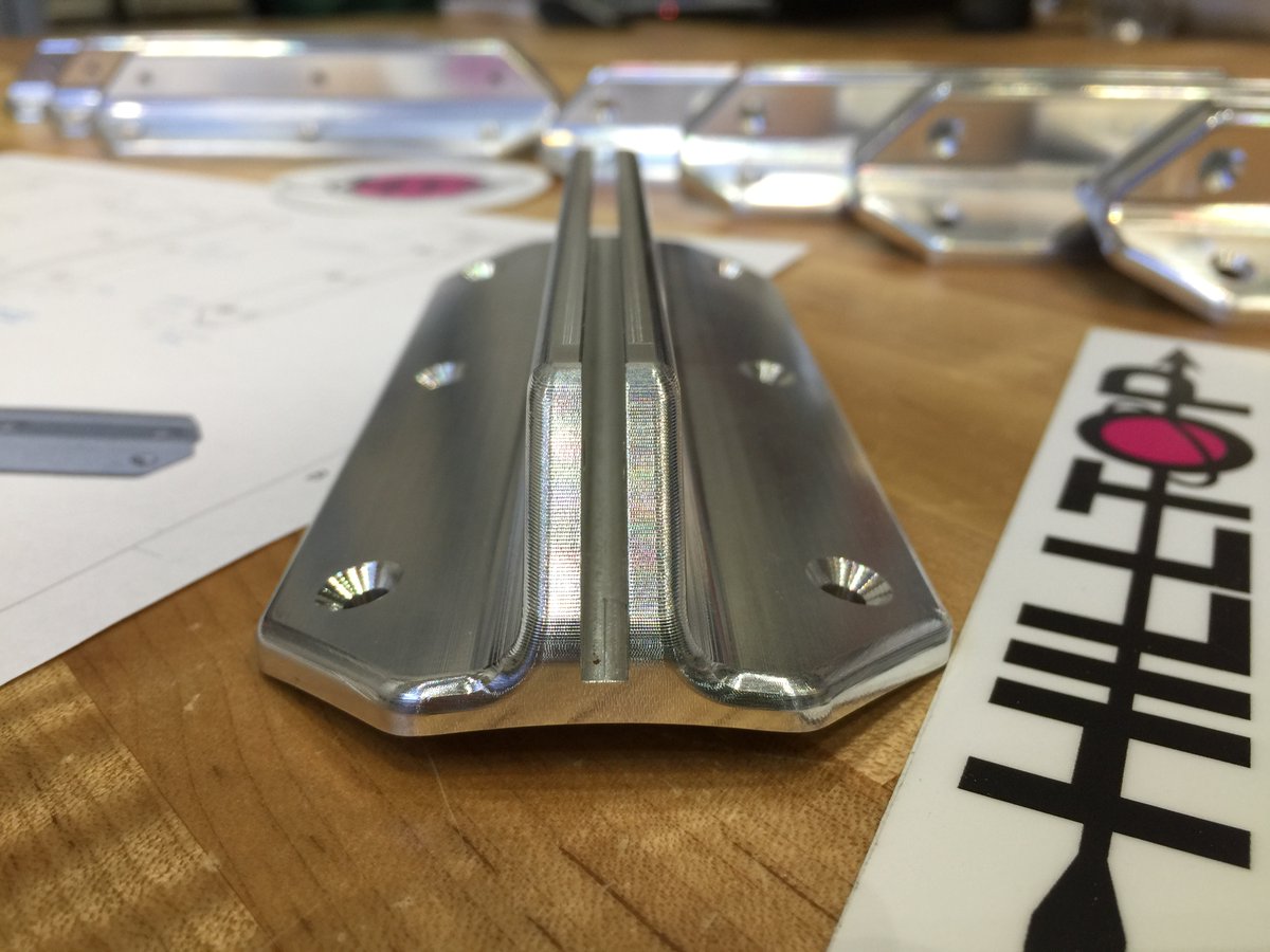 Thanks so much to our sponsor <a href="/Hilltop_Tec_Lab/">HILLTOP Tec. Lab.</a> for machining our fin brackets! Can't wait to launch them to the stratosphere with the Bronco 1 Launch Vehicle!

They are Al 6061-T6511.
#5axis #machining #aerospace #rocketry <a href="/calpolypomona/">Cal Poly Pomona</a> <a href="/cppengineering/">CPP Engineering 🐴</a>