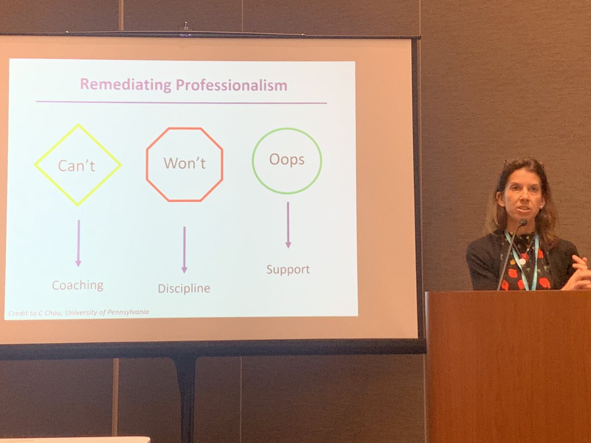 Remediating professionalism by Karen Warburton. #ACGME2020