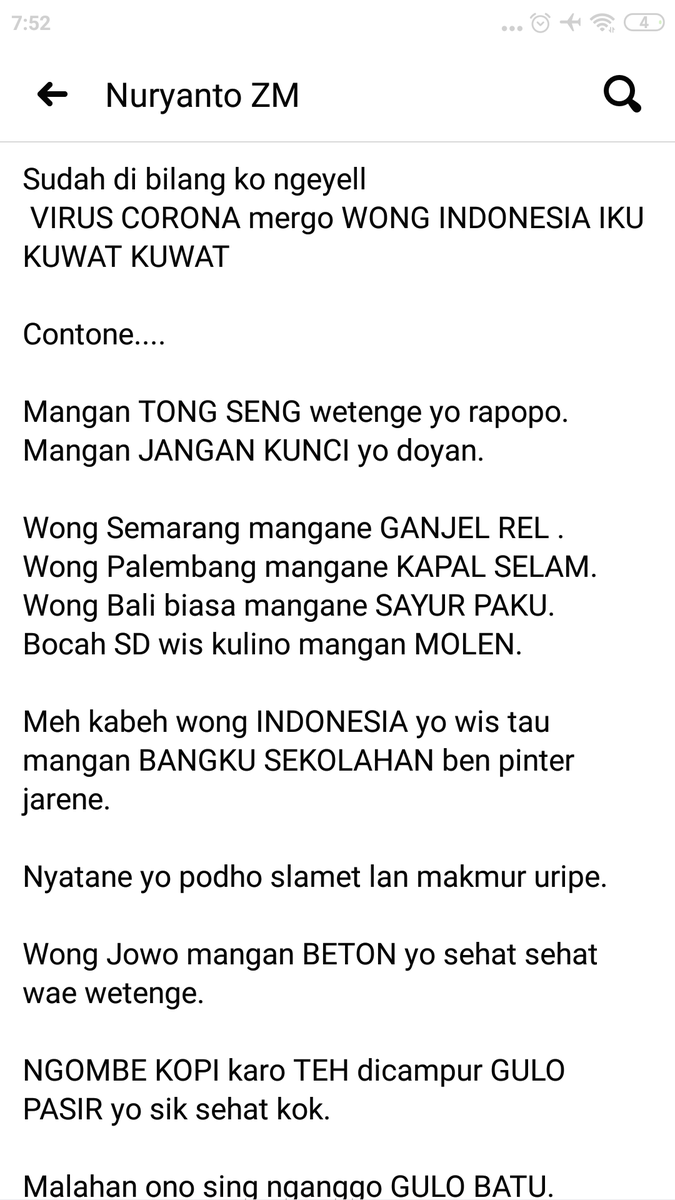 capten_luffy's tweet photo. Hoax Indonesia kebal coro na 
Ini buktinya 😂😂 https://t.co/sDCOxcJ9wd
