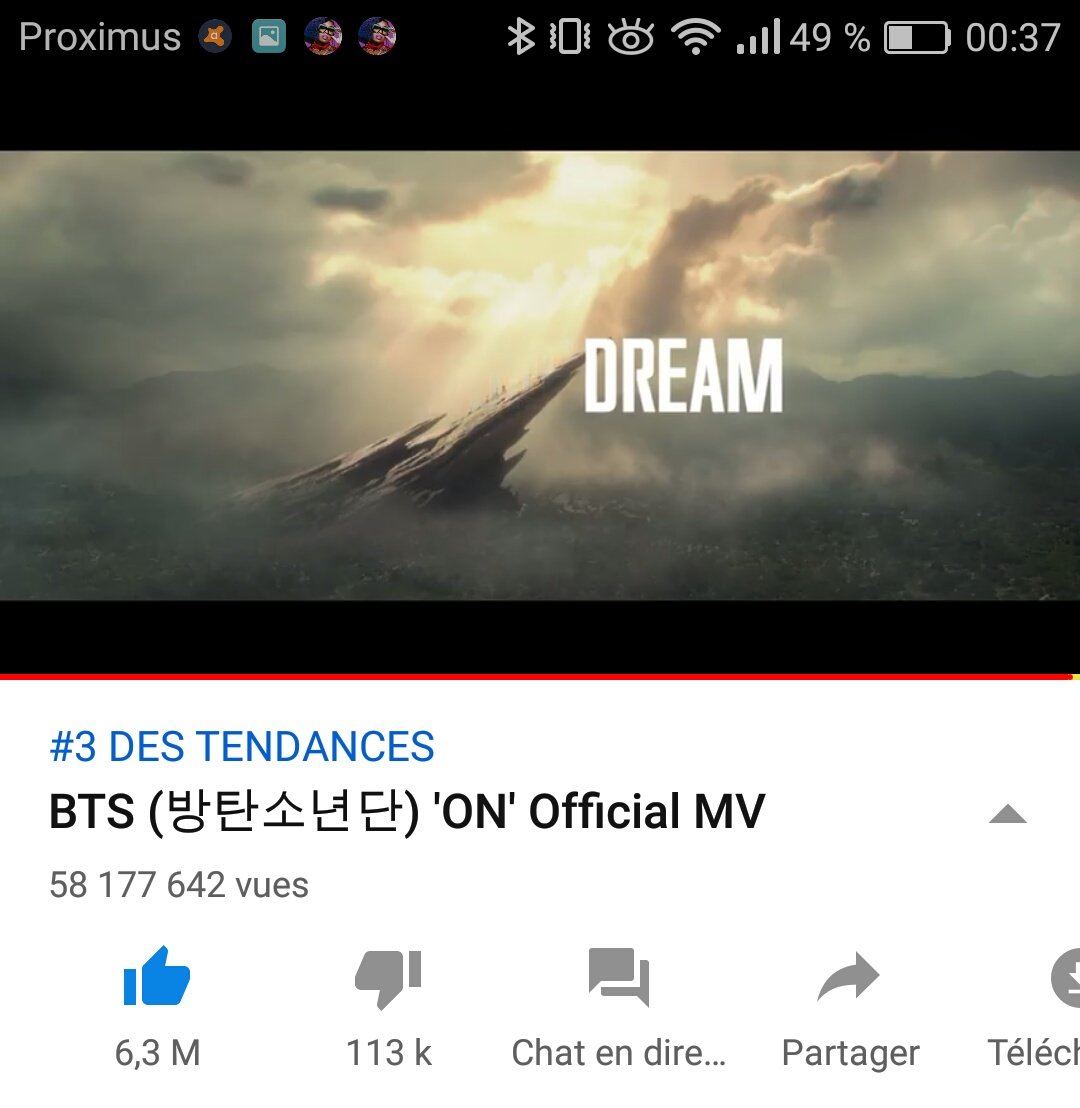 onlyBTS1030's tweet photo. A day will come when we will reach those 60M! ✊✊

Love how yt keeps deleting v1ews but we Armys ain't anytime near giving up! 👏

#ONto60M 
#ONMusicVideo 
#KCA #VoteBTS @BTS_twt https://t.co/Xpc2DqrBnG
