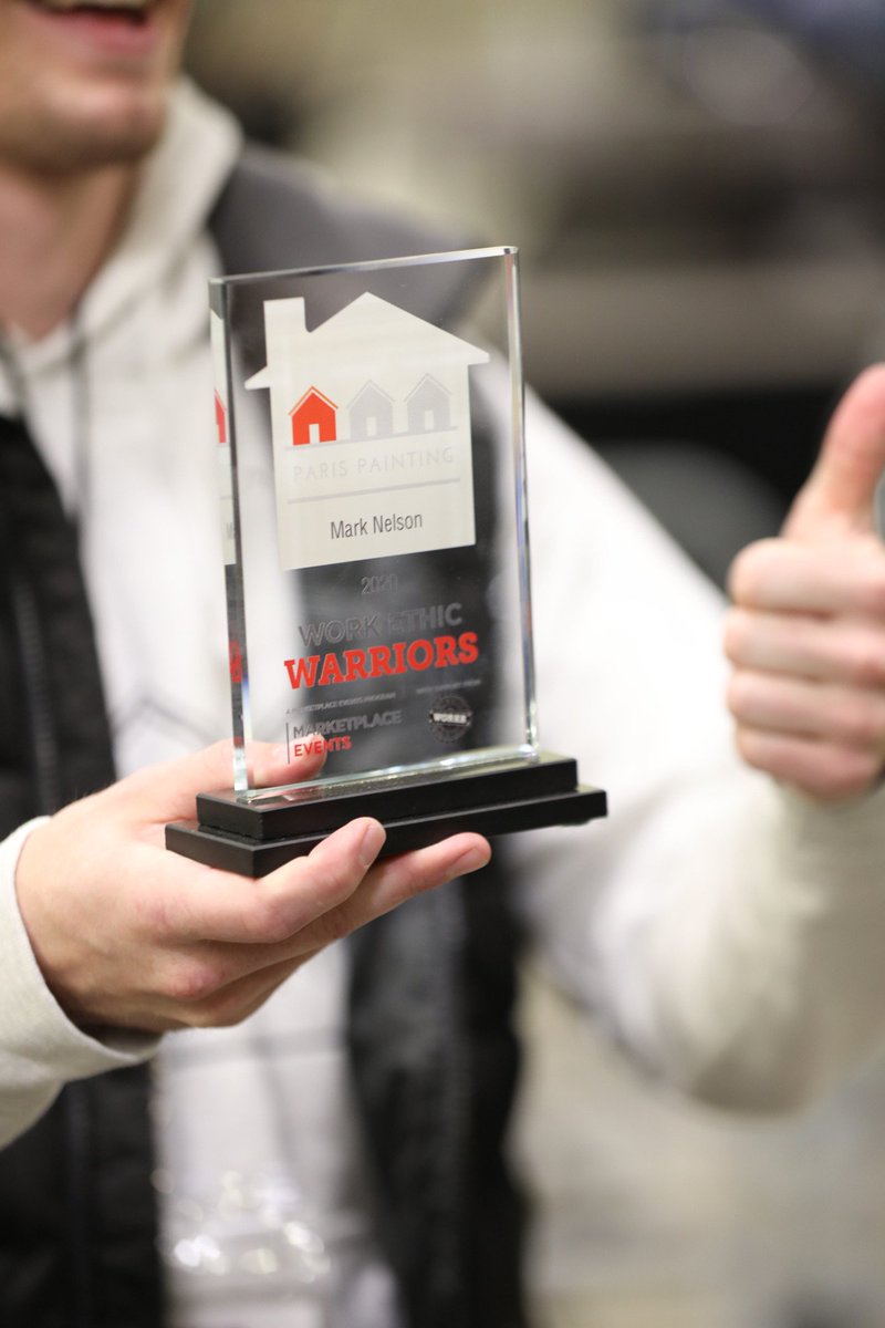 Congratulations again to Mark Nelson of Paris-Painting, winner of the 2020 Work Ethic Warrior award. This inspiring individual was recognized by <a href="/mikeroweworks/">The Real Mike Rowe</a> at the <a href="/HomeShowMPLS/">MPLS Home Show</a>. What a moment! #MPEShowLove