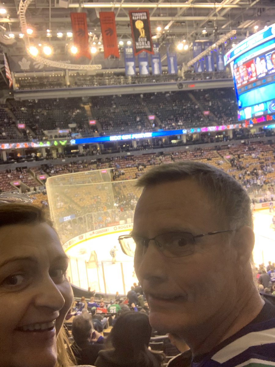 Last day of our holiday and we are finishing with <a href="/Canucks/">Vancouver Canucks</a> game. #holiday #roadtrip