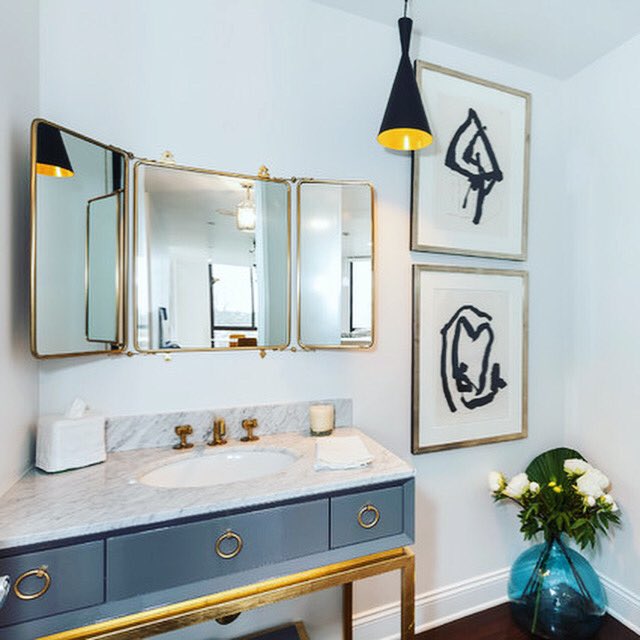 laurimstudio's tweet image. There’s something so classic about gold trim. ✨ #McCartyCondo #LauriMorrisonStudio