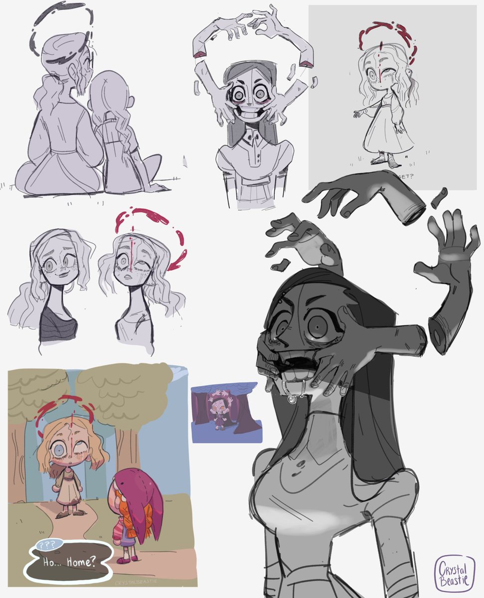 I've been into horror stories a lot lately, so I came up with some new ghost oc's and concepts for a new story ?✨ 