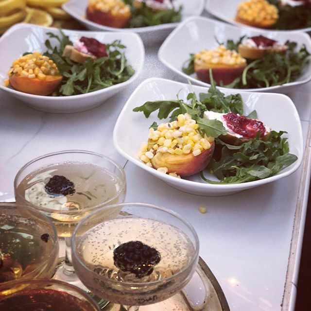 freshfancyfarms's tweet photo. Peaches stuffed with roasted corn &amp; arugula in a lavender champagne vinaigrette #jerseypeaches #jerseycorn #jerseyfarm #njfarm #familyfarm #farmshower #barnshower https://t.co/rjWeuwJS9P https://t.co/vyDnHHANU4