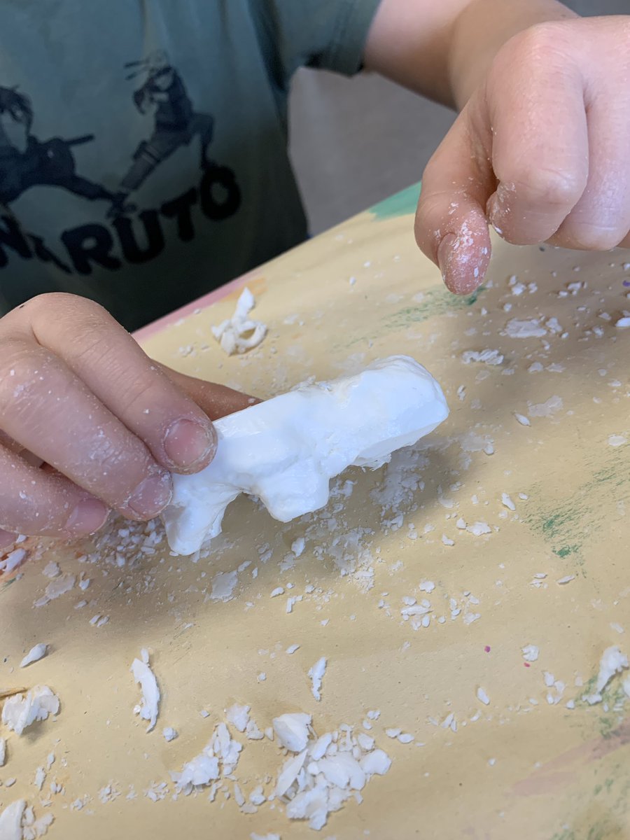 Some of our completed (or nearly completed) soap carvings <a href="/whitesidewolves/">Whiteside Elementary</a>