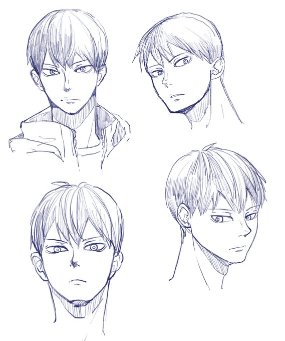 ひたすら影山くんのお顔を描く 
