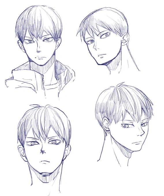 ひたすら影山くんのお顔を描く 