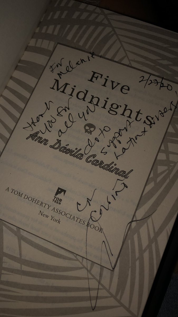 melanie 💘 (@thebookoffaerie) on Twitter photo Had a blast tonight at @anndcardinal ‘s reading at <a href="/TheBookmarkPR/">The Bookmark</a> 💚✨💛💫 And thanks to <a href="/boricuareads/">Adriana M. Martínez Figueroa</a> for the Category Five arc i literally don’t deserve you and I love you 🥺💜 Had a blast tonight at @anndcardinal ‘s reading at <a href="/TheBookmarkPR/">The Bookmark</a> 💚✨💛💫 And thanks to <a href="/boricuareads/">Adriana M. Martínez Figueroa</a> for the Category Five arc i literally don’t deserve you and I love you 🥺💜