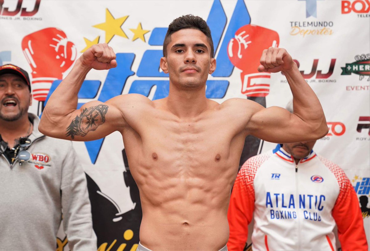 Weight in done✔ Henry Lebrón 130.4  and Recky Dulay 130.8 We Are Ready for a war! Lets go!! #Aguadilla #TopRank #AtlanticBC