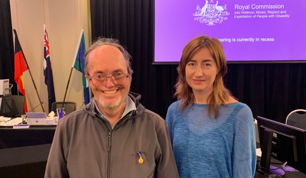 CIDvoice's tweet photo. Robert Strike talks with Justine O’Neill about what helped get ready for today and about challenges to communication with doctors.

We can all work together for a better system. 

Treat me as a person first and foremost.

#DisabilityRC https://t.co/a79DP53Asa
