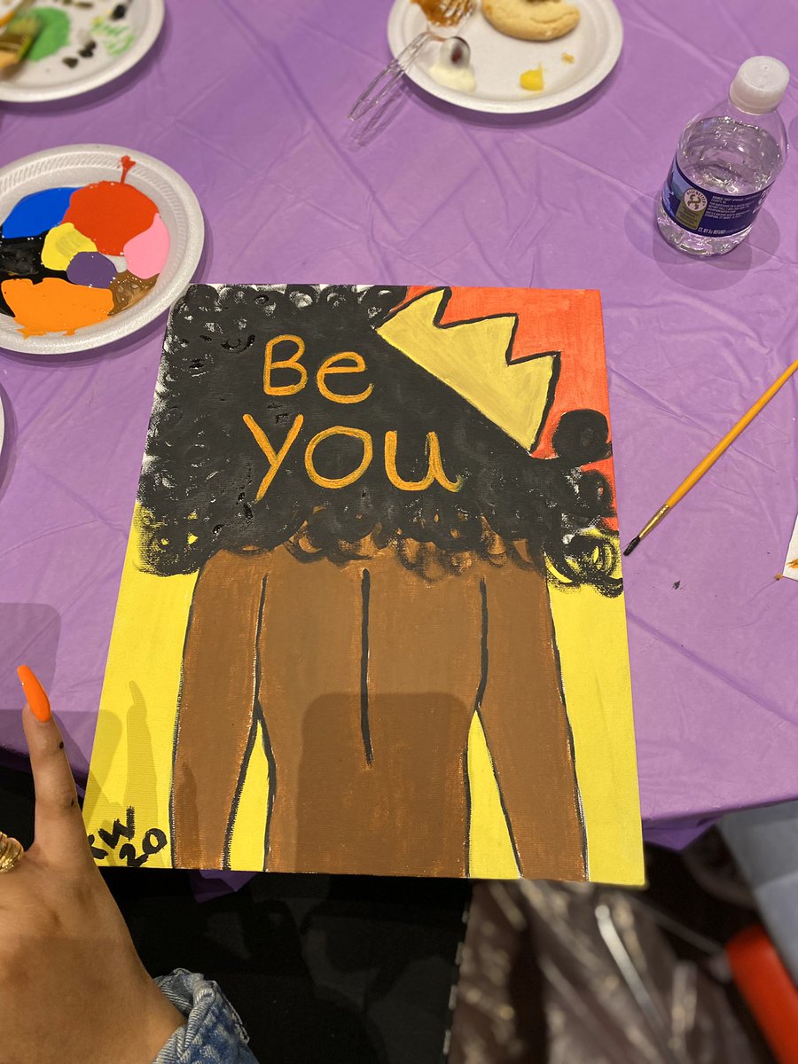 ProjectUplift__'s tweet image. Some artwork from tonight #WSSU #PROJECTUPLIFT #BlackHistoryMonth2020