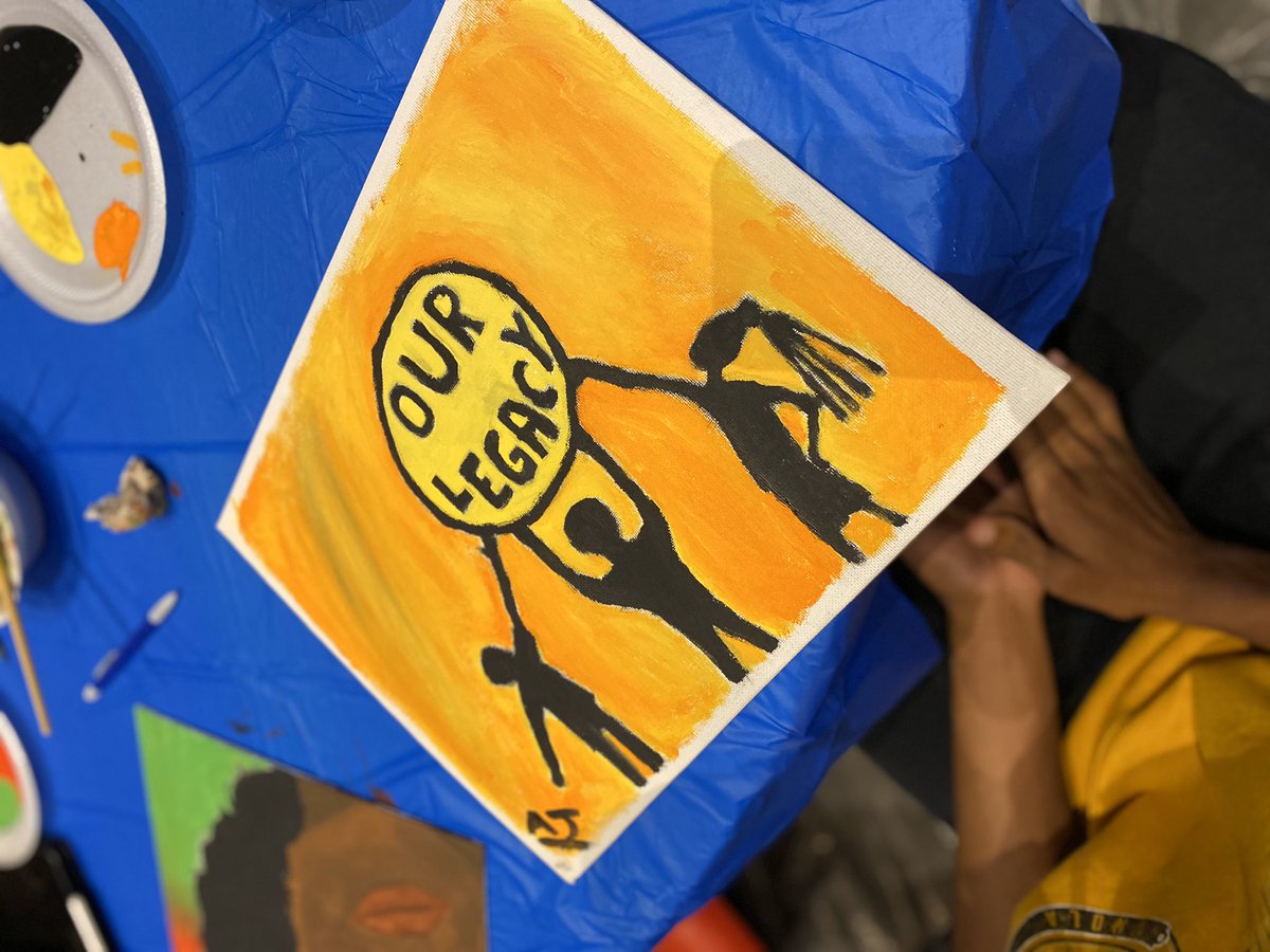 ProjectUplift__'s tweet image. Some artwork from tonight #WSSU #PROJECTUPLIFT #BlackHistoryMonth2020