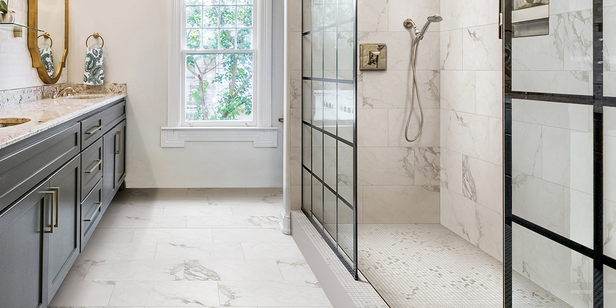 Who doesn't love the classic look of marble in a durable porcelain tile? The Classica series is not only affordable, but available in 3 colors and sizes. Stop by one of our showrooms today to see them all! #homeimprovement #interiordesign #homebuilding #tile #flooring #acmebrick