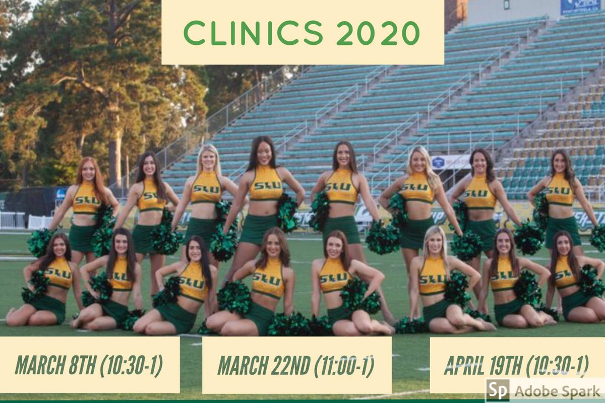 We have added a link in our bio for preregistration! We encourage you to go to the link ( sluspirit.typeform.com/to/B3OoFR) and begin the registration process. Each dancer will still be required to bring copies of the paperwork, your insurance card, physical &amp; clinic fee of $40!🦁✨