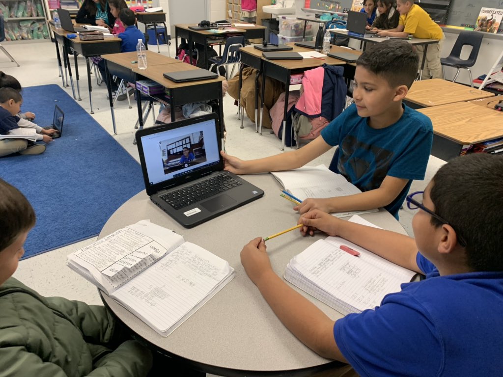 lcastro_LCES's tweet photo. What a day to use all our digital learning tools from go noodle, Lexia, Nearpod, Istation, and Flipgrid! Students orally stating how they solved their math problem of the day.  #DLday2020 #LCESWhateverItTakes #DLDay #DigitalLearningDay @LChavez_ES @BMills_LCES @NMartinez_LCES https://t.co/k5T5ouxOHi