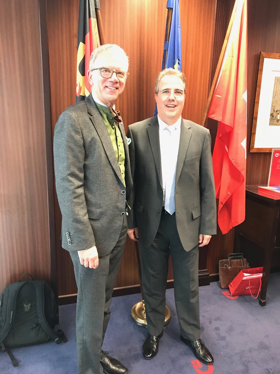 MarkusWillems2's tweet photo. What an interesting start of the day today! Thank you H.E. Dr. Paul Seger ⁦@BotSchweizDE⁩ , Ambassador of Switzerland, for the interesting dialogue at ⁦@BVMWeV⁩ Bundeszentrale this morning! #Switzerland #innovation #Zusammenarbeit #Tradition https://t.co/btfET1WCzq