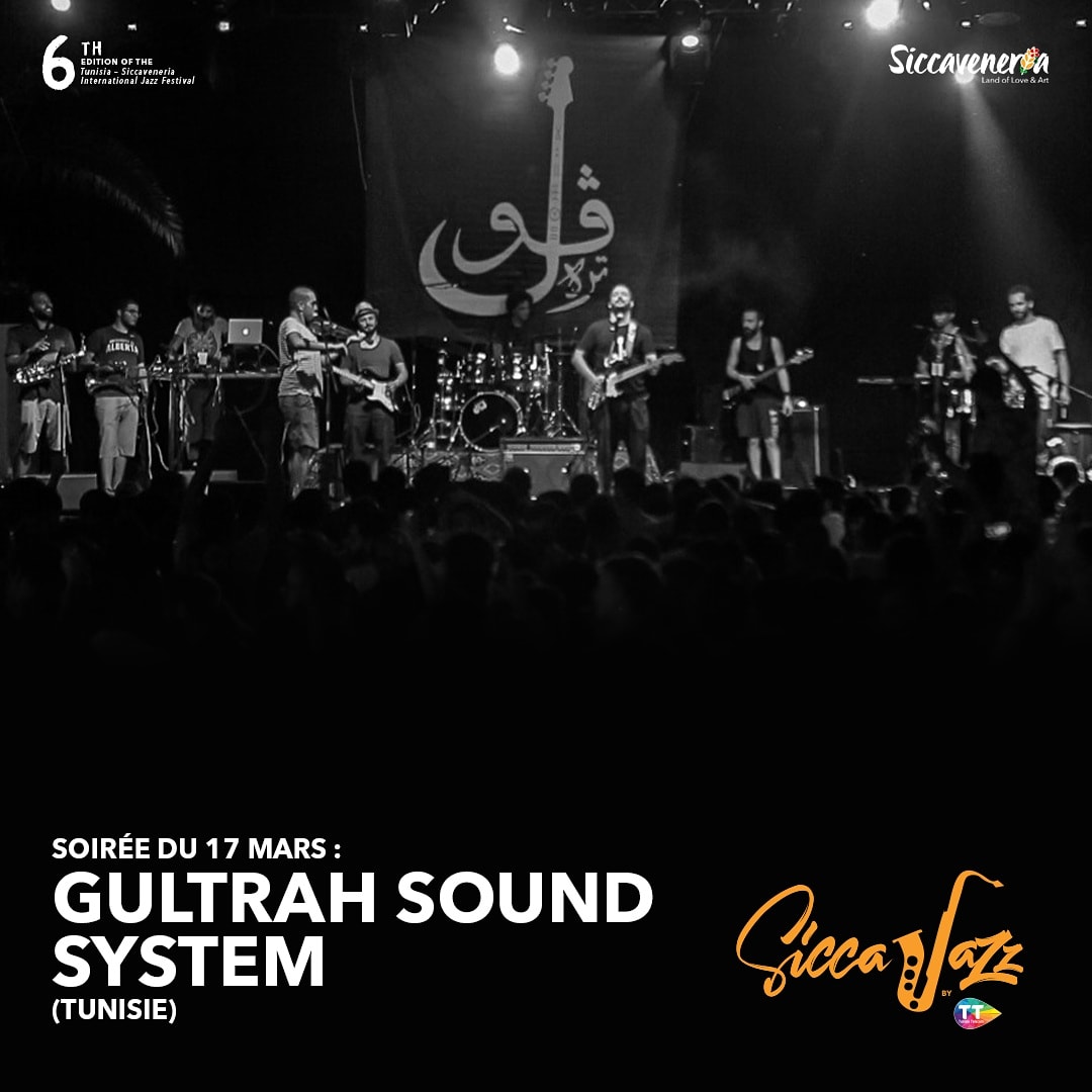 Gultrah Sound System Band (Tunisie) | SiccaJazz 2020 by TT

17 Mars | Scène sous le chapiteau, La Kasbah | 20h

Billets disponibles profitez des 🐦Early Bird 🐦 disponibles actuellement :) => bit.ly/38Yawjz

Ticket : Zone A: 30 DT, Zone B: 20 DT
#siccajazz #2k20festival