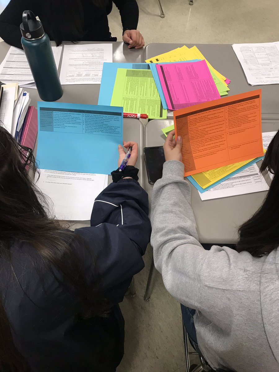 BeccaPetersheim's tweet photo. We put our data brains to work today in Mrs. DiZebba’s 10th grade classes to analyze CDT conference reports and set individual goals. We’re so excited to create differentiated activities for students to meet their goals! 💪🏼 @casd_ela #ourfutureisbright 💡 https://t.co/FQZVQW3O2E