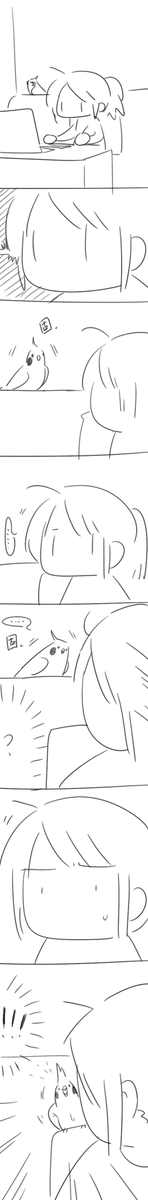 さっきの実録(いま?
だるまさんがころんだみたい……かわいい? 