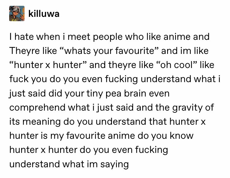 now for a thread of my fav hxh tumblr posts