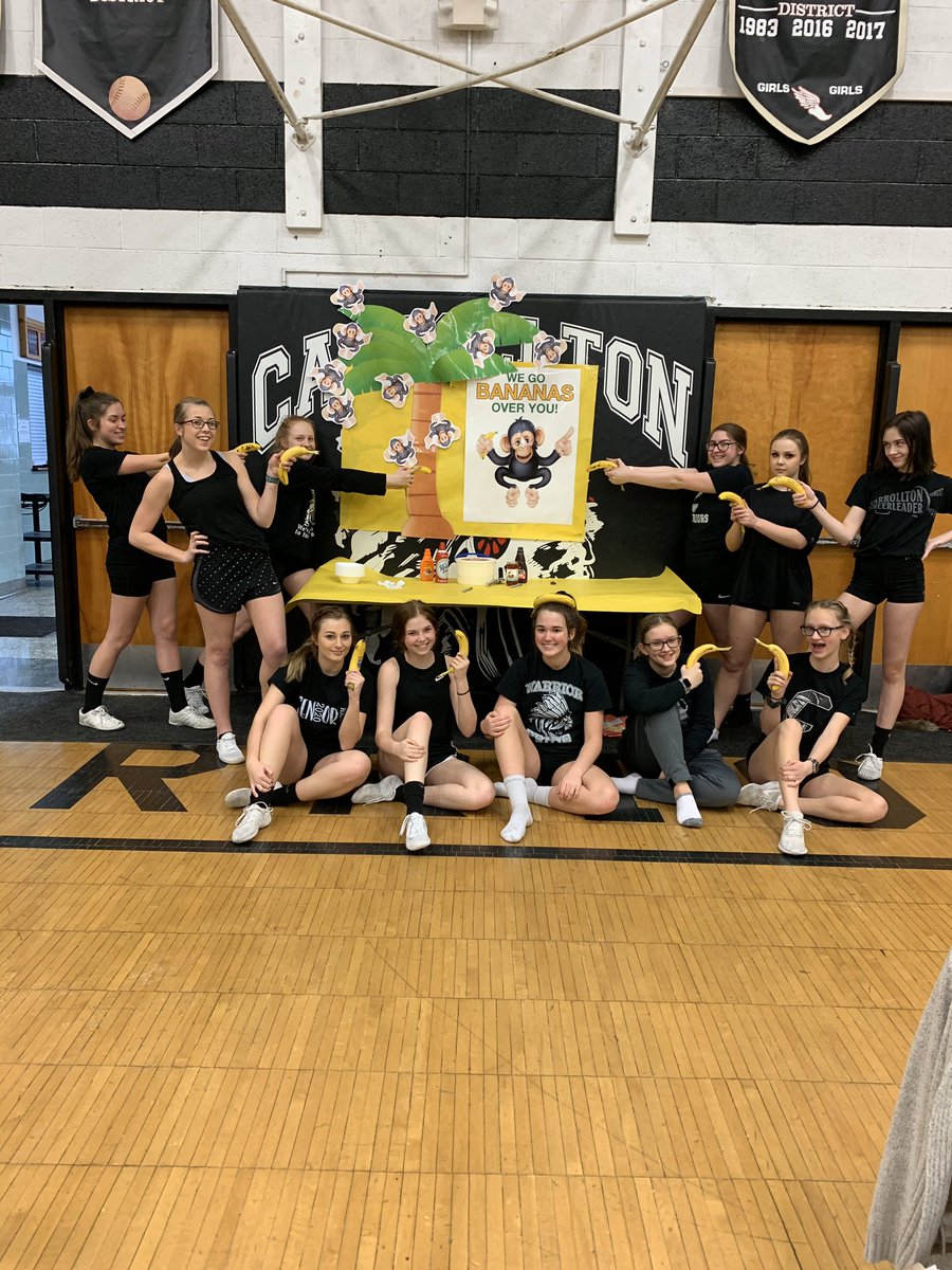 CHSCompTeam's tweet photo. “We go bananas over you”
Black out day!! #STATEWEEK #CountDownIsReal 🎉👍🏼💪🏼 https://t.co/uM3vH0FbrG