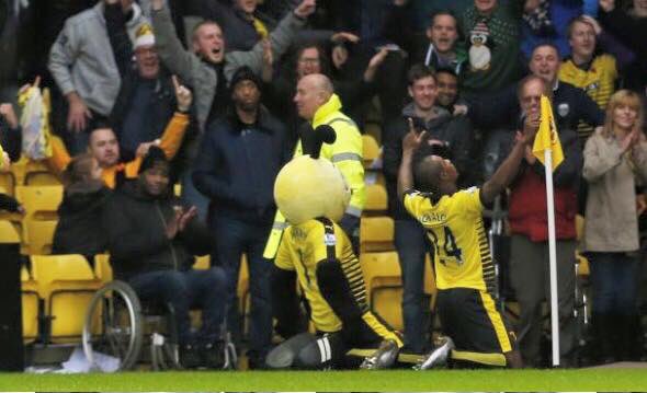 1HHornet's tweet photo. Imitation is cheap, live is the true πβ½οΈπ #watfordfc #onemascot #imitationischeap https://t.co/OqZLXIkMsJ