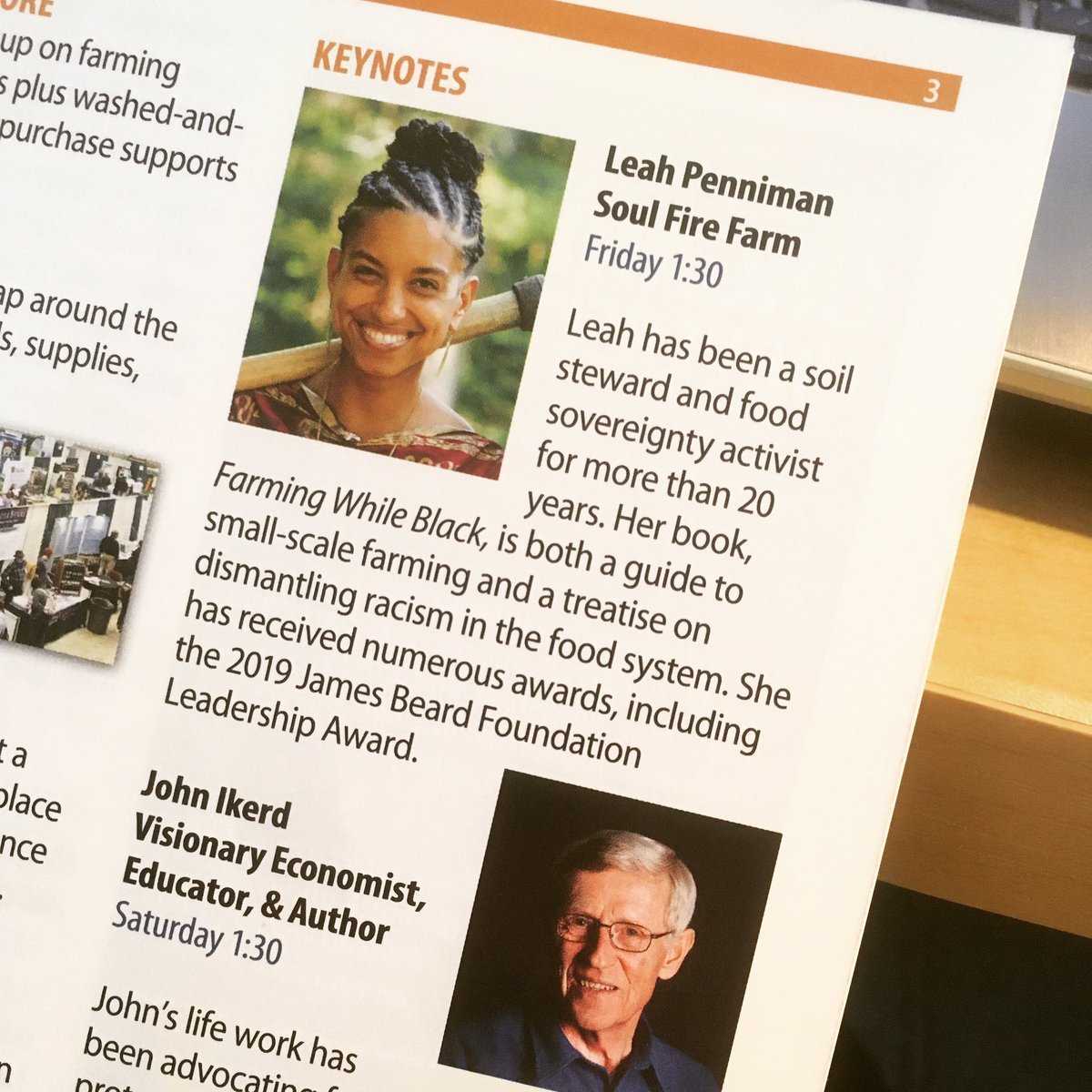 molbrez's tweet photo. So excited for the @mosesorganic conference keynote by @leahpenniman of @soulfirefarm ! Ready for her message to be available to all conference attendees, with no conflicting sessions.
#moses2020 #organicfarmingconference #mosesconference https://t.co/NYmyEJqhcD