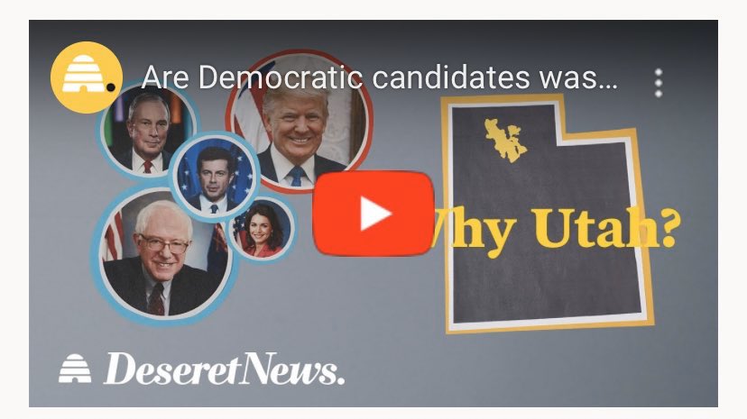 tobyrcain's tweet photo. A must-watch video by the @DeseretNews about the current state of presidential politics in Utah. Featuring @PeteButtigieg!And @ronen_schatsky! And me! #TeamPete #TeamUtah #UTEdgeEdge
https://t.co/qNOwM4qXBT https://t.co/iCMtQoGYhT