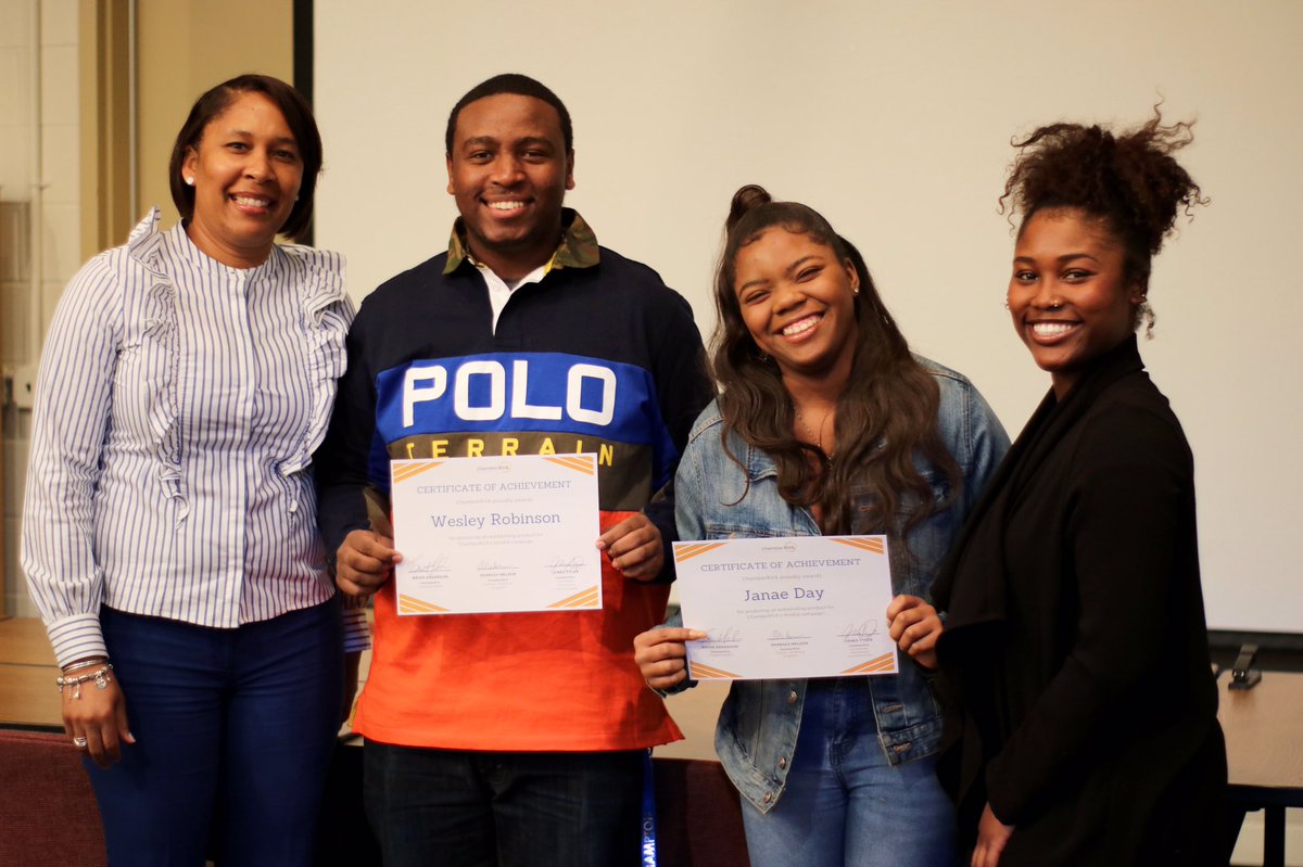 VHS_DevAdvocate's tweet image. The CFC is proud of announce the winners of the ChamberRVA PSA project for their new website HireEd. Congratulations to Janae Day and Wesley Robinson! Congratulations as well to finalists Allison Winslow, Taylor Daniel, Stewart Anderson and Riley Jo Smith! @HenricoSchools