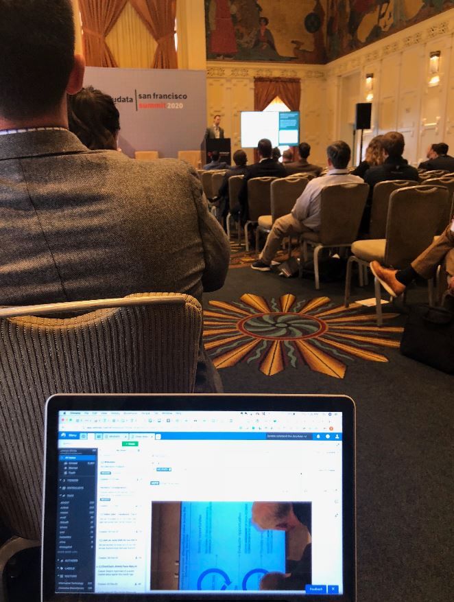 Sentieo's tweet image. Taking notes during #neudataSF2020 using Sentieo: indexed, searchable, shareable with the team, with version control, and more. Is your current workflow solution integrated with your doc sources, financial and alt data, viz engine, and more? Why not?
Say hello to us!
#neudataSF