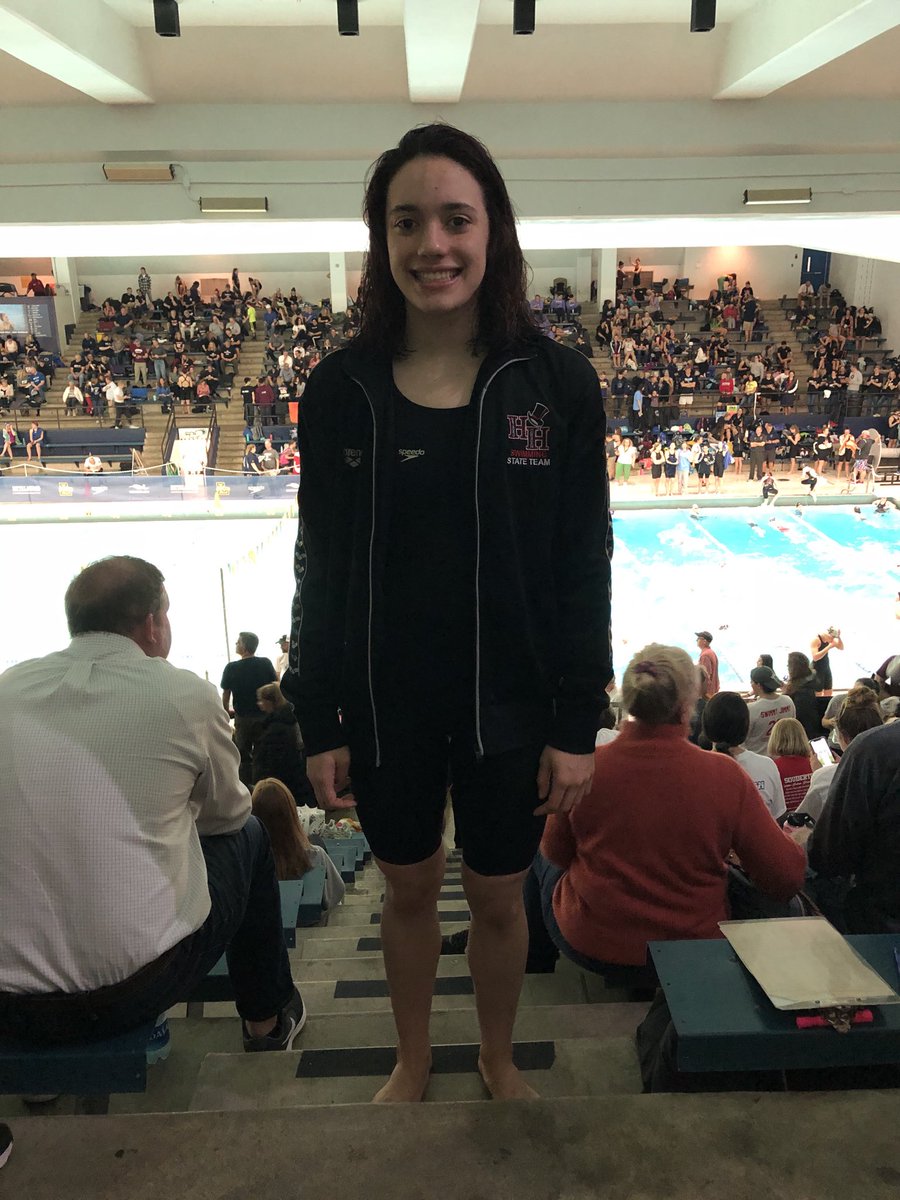 Congratulations Vivi. The new 200 freestyle Hatters team record.