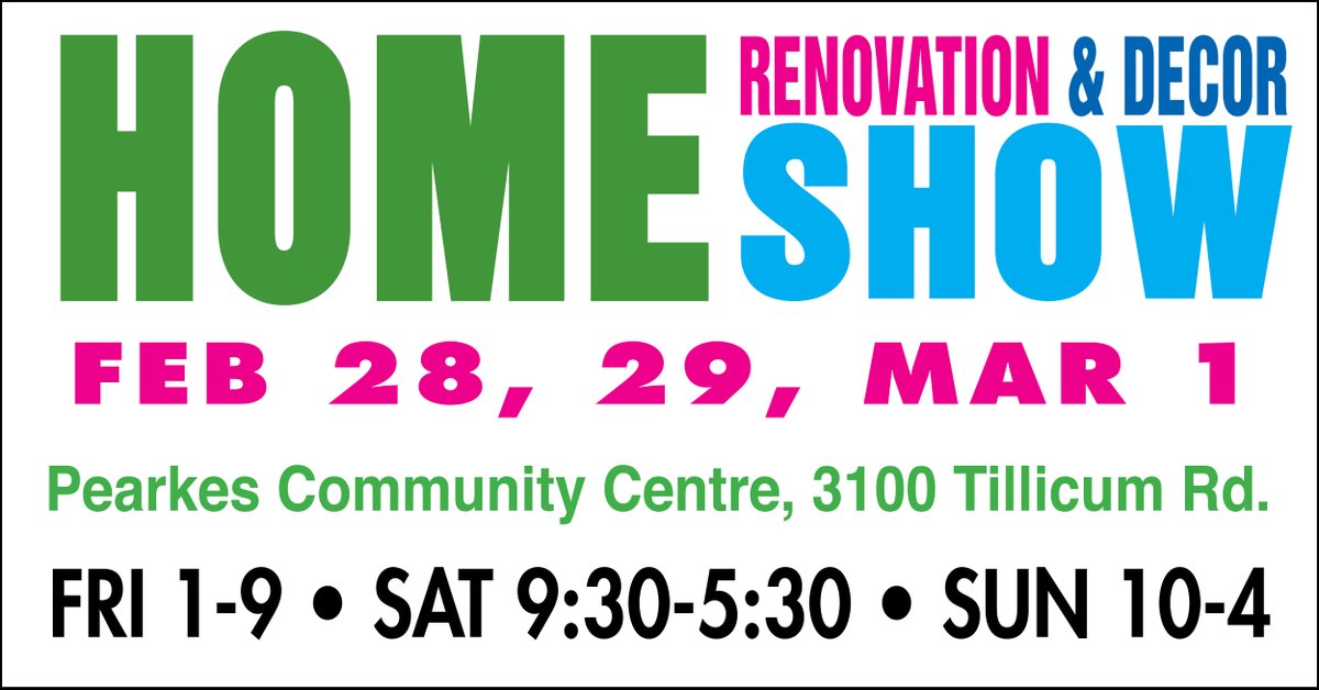 See you in Victoria this weekend! #freeadmission #VICHomeShow ow.ly/Fzfg30q6mFq