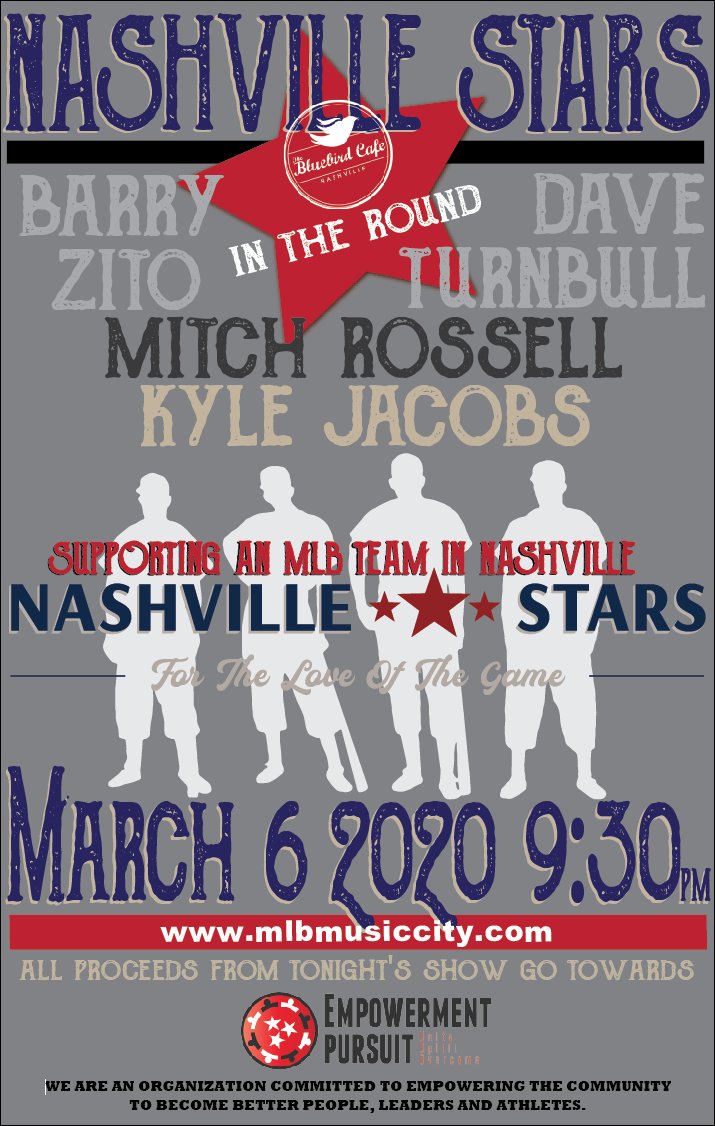 🚨 WIN TWO FREE TICKETS to our <a href="/BluebirdCafeTN/">The Bluebird Cafe</a> songwriter round benefitting the life-changing mission of <a href="/EmpowerPursuit/">Empowerment Pursuit</a>!  Follow this link to enter: bit.ly/3974kpC