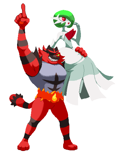 Gate/countgate.bsky.social on X: Incineroar and Mega Gardevoir inspired by  the iconic Macho Man and Miss Elizabeth moment, comissioned by GraylyHen94  on ( #incineroar #megagardevoir #gardevoir # pokémon #PokemonDay