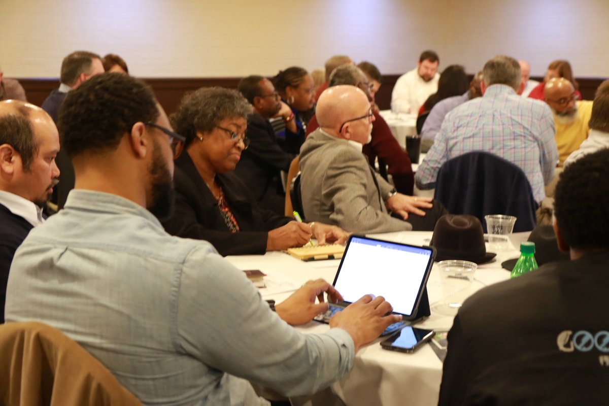 gardnerwebb's tweet photo. .@ChurchHealthy Director @BillWilson1028 speaks to nearly 80 attendees on #TurnaroundLeadership hosted at Gardner-Webb, providing  strategies to help churches thrive. https://t.co/pDsuFdKtJl