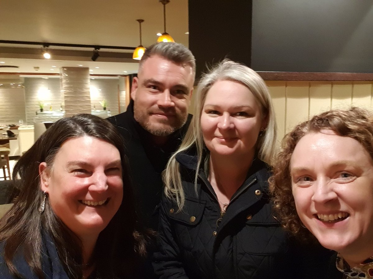 JoMcclaren's tweet photo. RT - Great #meetofmk tonight! Matt @Bowler1082 wants this #trending apparently I'm the one that can make this happen! Go! 😂 Also the lovely Heather from @ellievisionav and @jogreenMK from @HazardAlley @mkfm @VantageEventsUK @MKScaffolding @WizFancyDress @MarcosMilKeynes #lovemk https://t.co/csRshhphwC