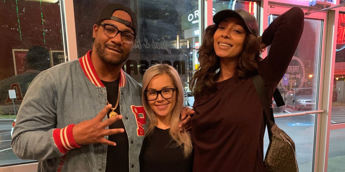 tyfbuckhead's tweet photo. Look who came in to Treat Your Feet recently! Keri Hilson and Polow da Don. https://t.co/gXUUukT0Y9